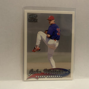 #240 John Wetteland Texas Rangers 1999 Pacific Paramount Baseball Card HI