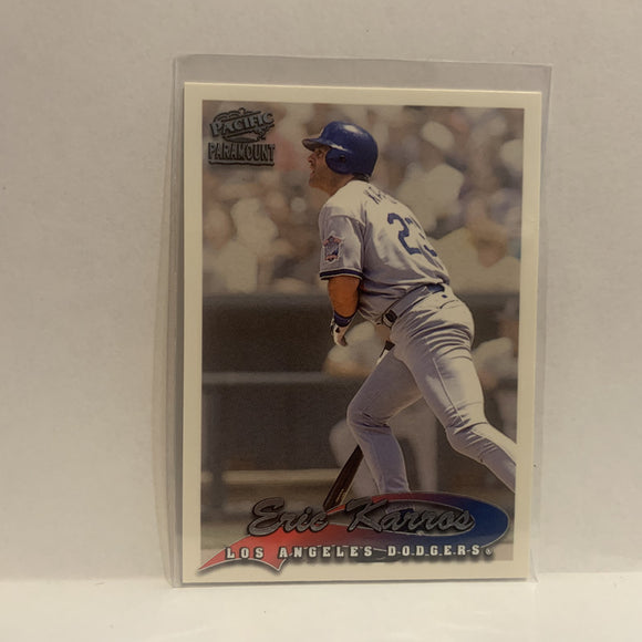 #118 Eric Karros Los Angeles Dodgers 1999 Pacific Paramount Baseball Card HI