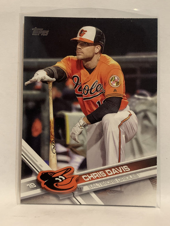 #95 Chris Davis Baltimore Orioles 2017 Topps Series One Baseball Card