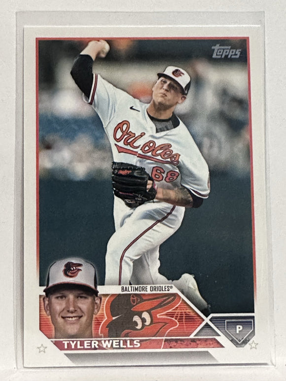 #151 Tyler Wells Baltimore Orioles 2023 Topps Series One Baseball Card