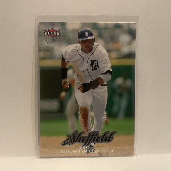 #63 Gary Sheffield Detroit Tigers 2007 Fleer Ultra Baseball Card HJ