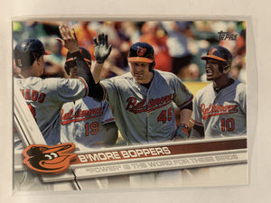 #36 B'More Boppers Baltimore Orioles 2017 Topps Series One Baseball Card