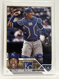 #102 Salvador Perez Kansas City Royals 2023 Topps Series One Baseball Card