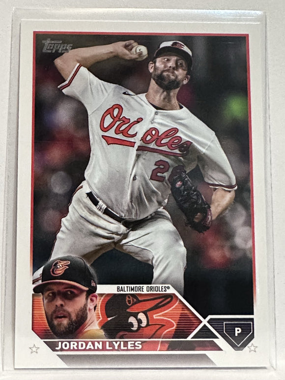 #212 Jordan Lyles Baltimore Orioles 2023 Topps Series One Baseball Card