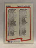 #657 Checklist  1990 Fleer Baseball Card