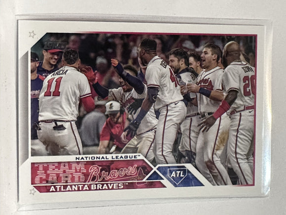 2023 Topps Team Card Atlanta Braves Atlanta Braves #168