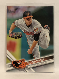 #183 Wade Miley Baltimore Orioles 2017 Topps Series One Baseball Card