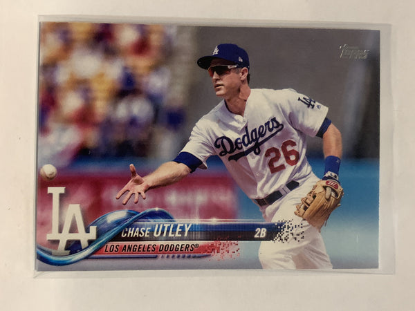 2018 Topps #263 Chase Utley Los Angeles Dodgers Baseball Card