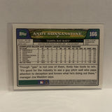 #166 Andy Sonnanstine Tampa Bay Rays 2008 Topps Baseball Card HL