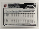 #206 Gunnar Henderson Rookie Baltimore Orioles 2023 Topps Series One Baseball Card